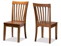 2pc Minette Wood Dining Chairs-Baxton Studio $150