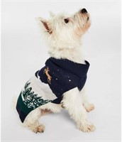 Macys Holiday Lane Snowy Landscape XL Dog Sweater