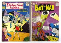 DC Silver Age Group of 2 Batman Comics
