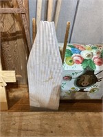 Small and Vintage wood stand ironing board