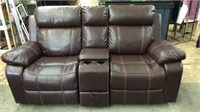 Two Seat Rocking Recliner with Storage KFA