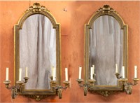 Pair of Large Continental Mirrors