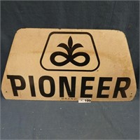 Pioneer Hardboard Sign