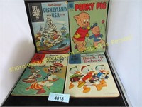 4 vintage  comic books
