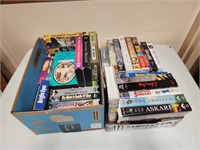 2 Boxes of VHS Tapes