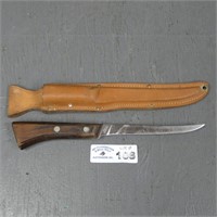 Western S-W766 Fish Fillet Knife & Sheath