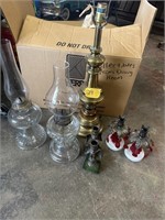 OIL LAMPS, LAMP, CANDLE HOLDERS