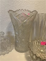 LARGE GLASS VASE