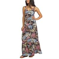 Hurley Women's XL Ruffle Hem Maxi Dress,