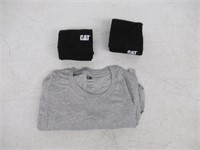 3-Pk Caterpillar Men's SM Crewneck T-shirt, Black