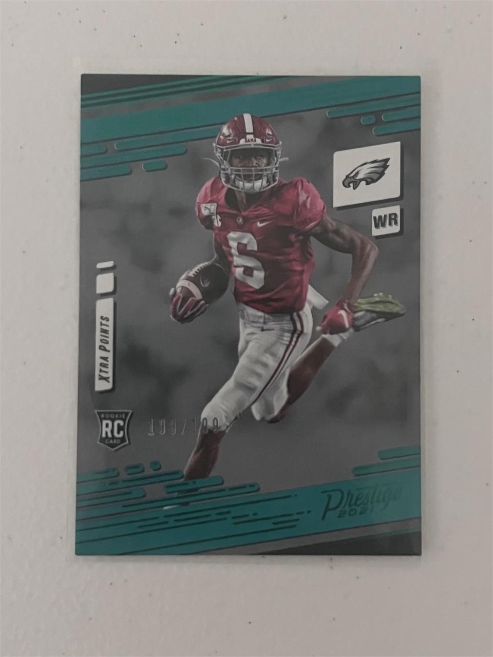 Devonta Smith Xtra Points Green Rookie 199/199