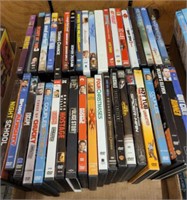 TRAY OF DVDS