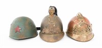 WWI - COLD WAR FRENCH FIRE HELMETS & YUGOSLAV M33