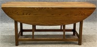 Cushman Oak Dropleaf Wake Style Table