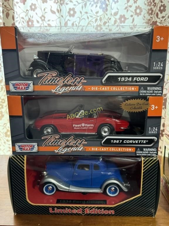 1967 Chevy Corvette, 1934 Ford, 1934 Ford Coupe