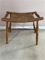 Wooden Weaved Bench