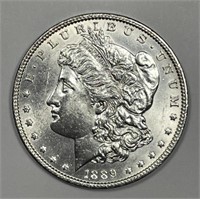 1889 Morgan Silver $1 Brilliant Uncirculated BU