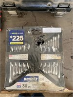 Unused Kobalt 30PC Standard & Metric Wrench Set