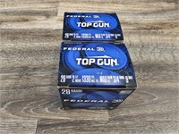 2 New Boxes of Federal Top Gun 28 Gauge (50 Rds)