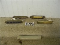 2 – Assorted brass dip-gauge bobs, all brass: