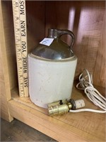Crock jug with light kit for lamp