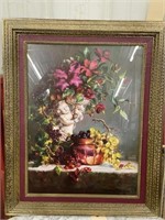 Framed/Matted Floral Wall Art 24"x31"