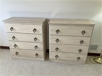 Pair of matching painted dressers