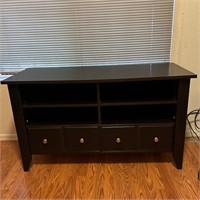 Dark Wood / Particle Board Entertainment Center