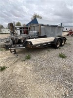 Black Bumper pull trailer