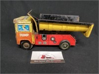 Vintage Tin Toy Dump Truck