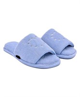 Blue Heart Open-Toe Slipper