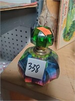 Perfume iridescent  bottle