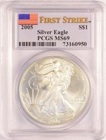 2005 Certified Silver Eagle.