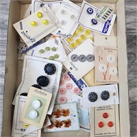 Box of Assorted Vintage Buttons!