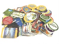 Lg Group of Vintage Advertisement Coasters