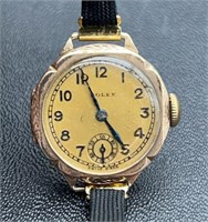 Antique Rolex 9k gold manual wind cocktail watch