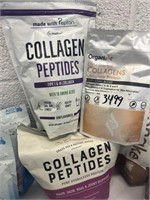 Lot of (4) Assorted Collagen Peptide Powders