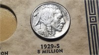 1929 S Buffalo Nickel From A Set