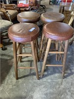 4-30” padded bar stools