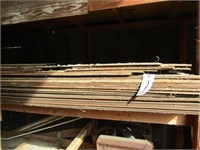 26-SHEETS 4X8 SIDING PANELS & SEVERAL PIECES OF
