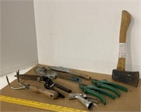 Garden / Lawn Care Tools & An Axe