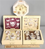 Steiff Porcelain Miniature Childs Tea Sets
