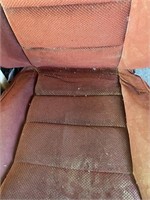 Upholstered auto seat