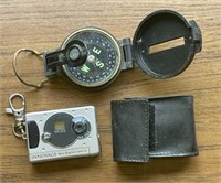 Compass/miniature digital camera