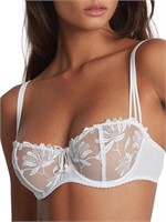 Aubade Women's Lovessence Half Cup Bra, White