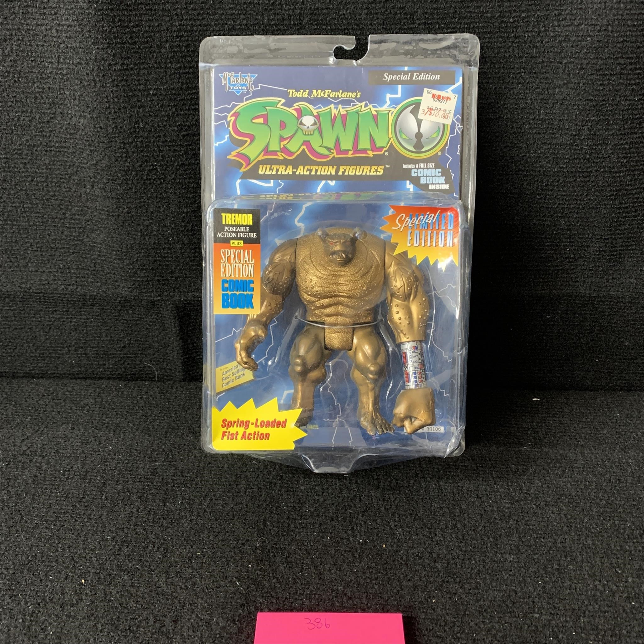 Tremor from Spawn Action Figure, comic NIB