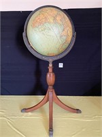 16” Library Globe on Wood Stand by Replogle
