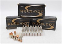 (3X) 50 RDS 9MM Luger Gold Dot 124 GR. Ammunition