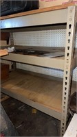 Metal Shelf, 4' x 2' x 4'