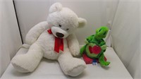 bear and turtle stuffie